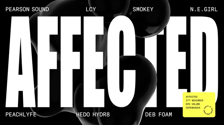 Affected presents Pearson Sound + LCY