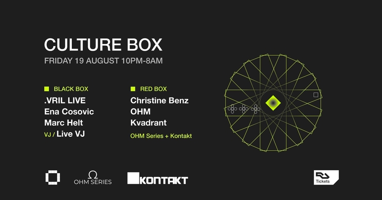 .VRIL LIVE / Ena Cosovic / Marc Helt / OHM Series + Kontakt: Christine Benz / OHM / Kvadrant
