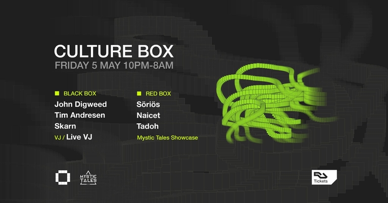 John Digweed / Tim Andresen / Skarn / Mystic Tales Showcase: Söriös / Naicet / Tadoh