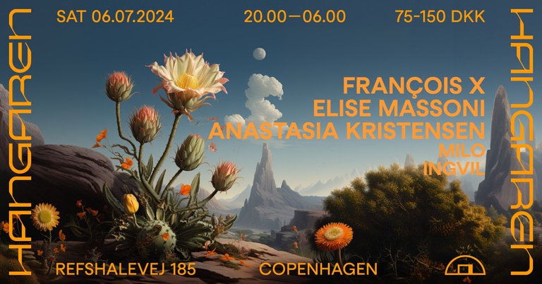 Hangaren Summer: François X (FR), Elise Massoni (FR), Anastasia Kristensen, Milo, Ingvil