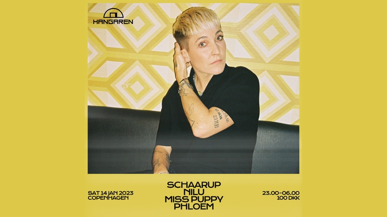 Hangaren: Schaarup, Nilu, Miss Puppy, Phloem.