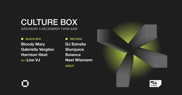 Bloody Mary / Gabriella Vergilov / Harrison Heat / DEBUT: DJ Estrella / Slumjuice / Solanca / Neel W