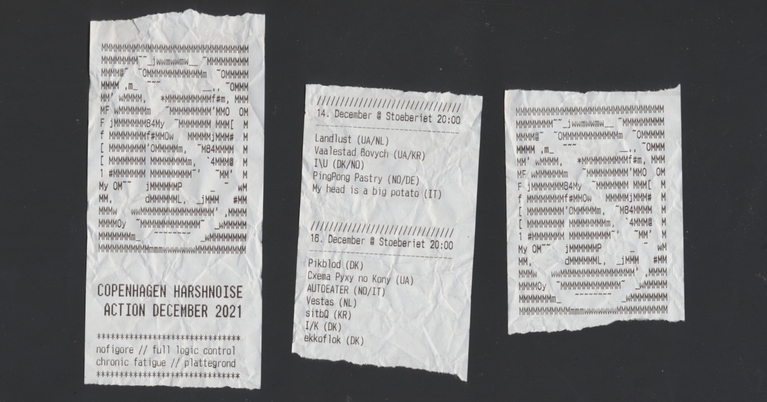 HARSH NOISE COPENHAGEN ACTION DECEMBER 2021 Day1