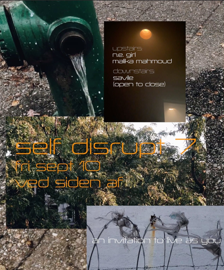 Ved Siden Af : Self Disrupt 7 ✘ N.E.GIRL , Malika Mahmoud , Savile ✘