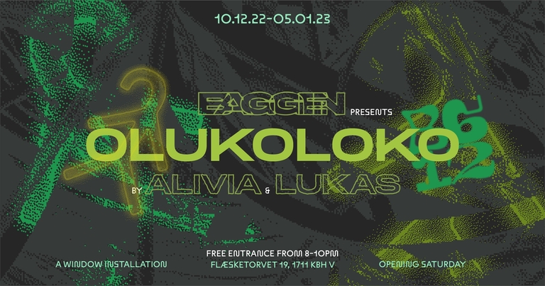 Window installation: "OLUKOLOKO" by Alivia and Lukas