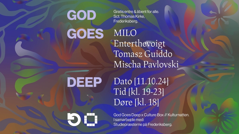 Ambient Nights - Music and Light - God Goes Deep x Culture Box for Kulturnatten 2024