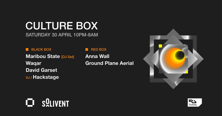 Maribou State (DJ Set) / Waqar / David Garset / Anna Wall / Ground Plane Aerial