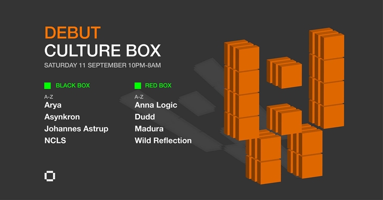 Debut: Arya / Asynkron / Johannes Astrup / NCLS / Anna Logic / Dudd / Madura / Wild Reflection