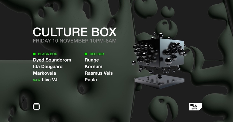 Dyed Soundorom / Ida Daugaard / Markovela / Runge / Kornum / Rasmus Vels / Paula