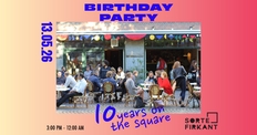 Sorte Firkant Birthday Party - 10 years on the square