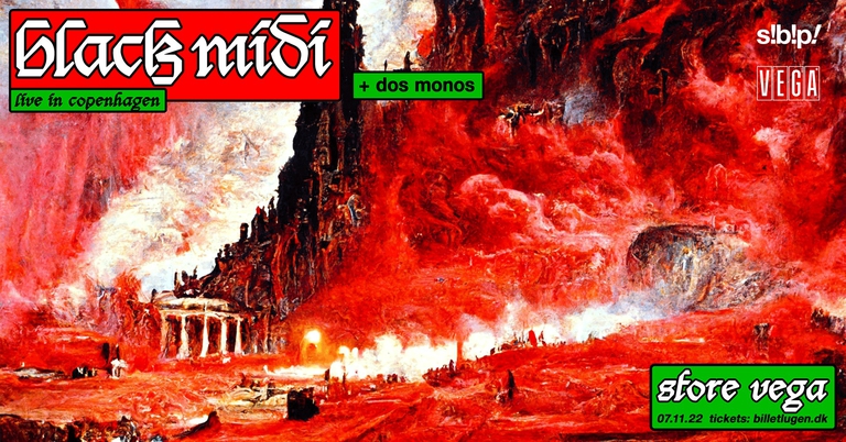 black midi (UK) + support: Dos Monos i Store VEGA