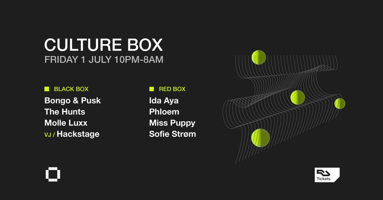 Bongo & Pusk / The Hunts / Molle Luxx / Ida Aya / Phloem / Miss Puppy / Sofie Strøm