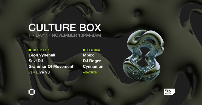 Leon Vynehall / Savi DJ / Grammar Of Movement / ANACRON: Mbizo / DJ Roger / Cynnamon