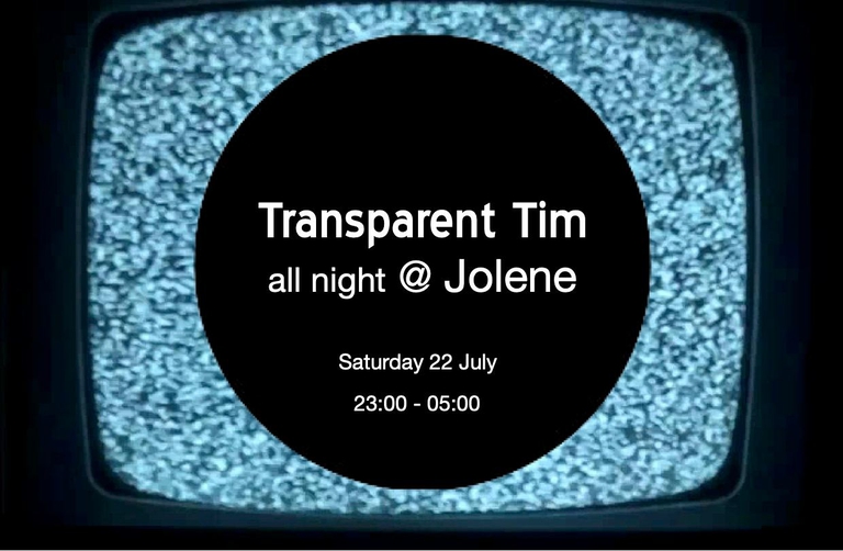 Transparent Tim all night!