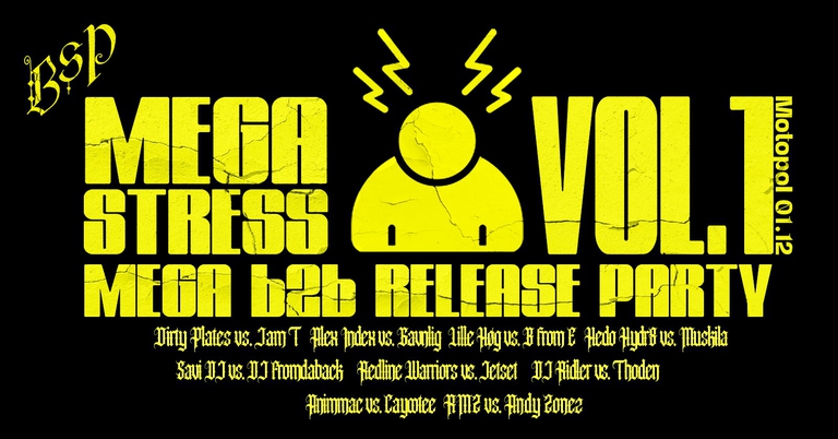 BSP MEGA STRESS VOL 1. RELEASE PARTY @ Motopol 01.12.2023