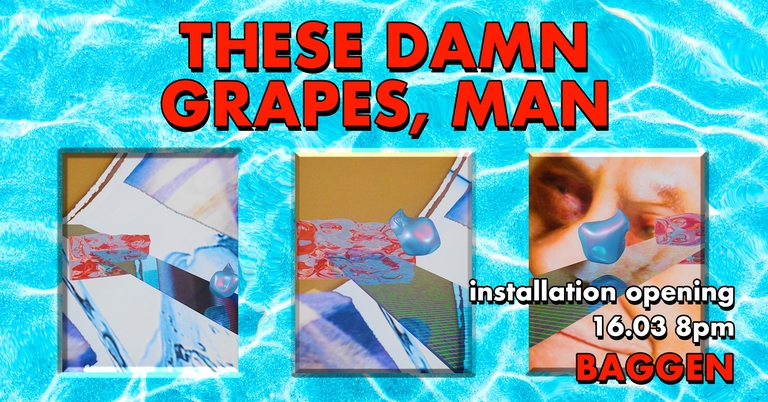 THESE DAMN GRAPES, MAN: window installation opening w/ Sporo Wody