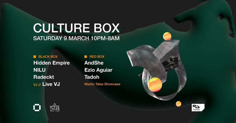 HIDDEN EMPIRE / NILU / Radeckt / Mystic Tales Showcase: AndShe / Ezio Aguiar / Tadoh