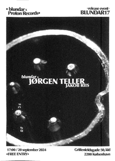 blundar x jørgen teller / jakob riis x proton records