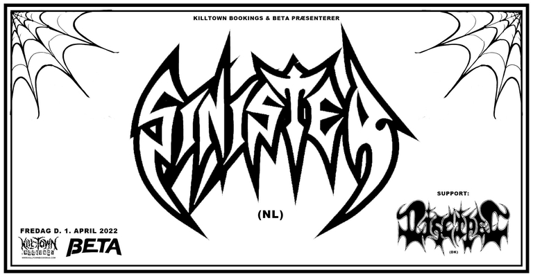 Sinister (NL) [Support: Discipel] - BETA
