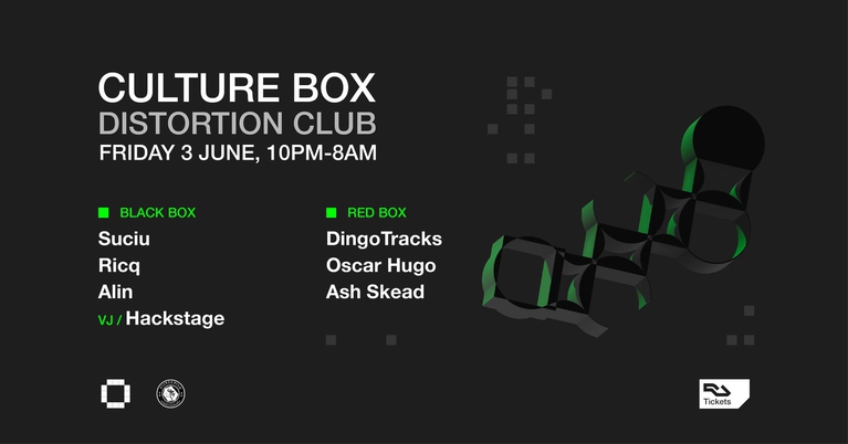 Distortion Club: Suciu / Ricq / Alin / DingoTracks / Oscar Hugo / Ash Skead