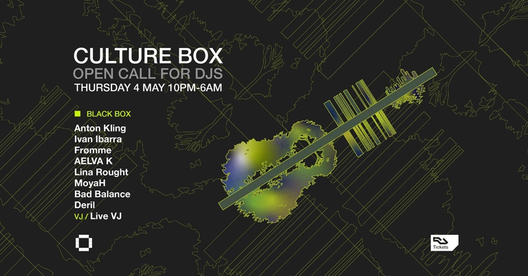 Open Call For DJs: Anton Kling / Ivan Ibarra / Frømme / AELVA K / Lina Rought / MoyaH & more