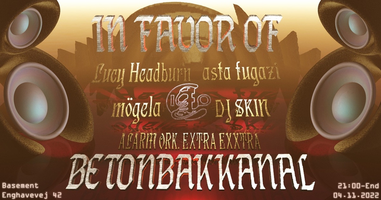 in favor of: betonbakkanal