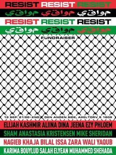 RESIST: Support and fundraisor for Palestine / den anden side