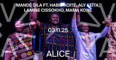 Mandé Sila ft Habib Koité (ML), Aly Keïta (CI), Lamine Cissokho (CN), Mama Koné (ML) at ALICE