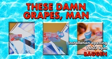 THESE DAMN GRAPES, MAN: window installation opening w/ Sporo Wody