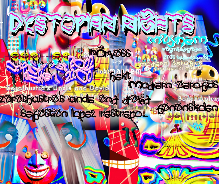 Dystopian Nights - Modern Aerobics / Bananskolen / Rörvass / Hekt / David Sebastian Lopez Restrepo