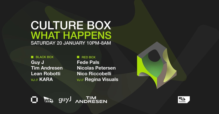 What Happens: Guy J / Tim Andresen / Lean Robotti / Fede Pals / Nicolas Petersen / Nico Riccobelli