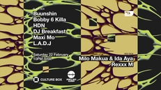 Drum & Bass Klubben: Buunshin + Drum & Bass Klubben / Milo Makua B2B Ida Aya / Rexxx M