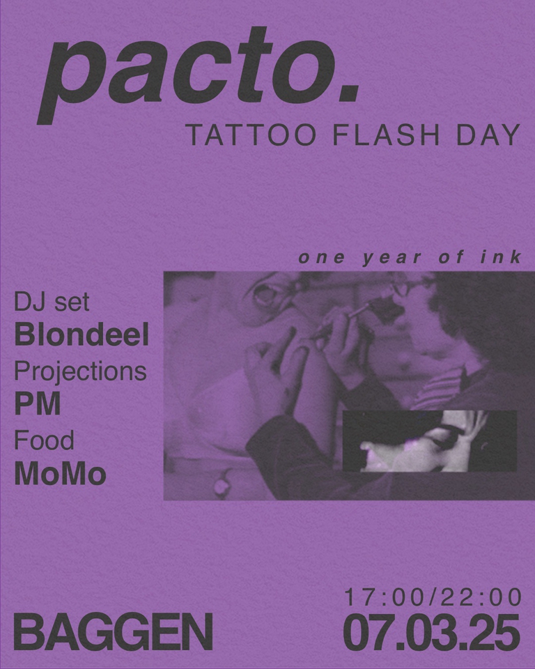 Pacto: One Year of Ink [Tattoo Flash Day + AfterParty]