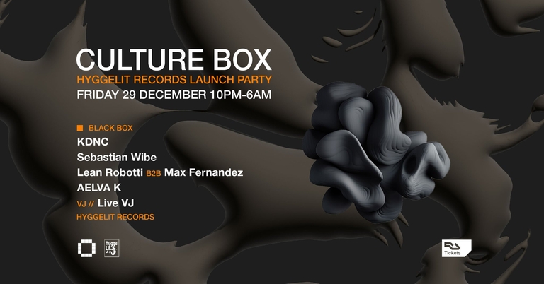 Hyggelit Records Launch Party: KDNC / Sebastian Wibe / Lean Robotti B2B Max Fernandez / AELVA K