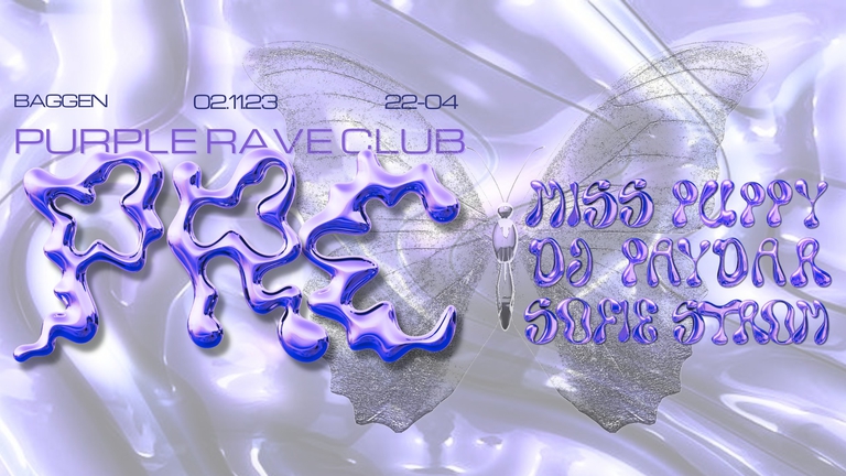 Purple Rave Club w/ DJ Paydar, Miss Puppy, Sofie Strøm