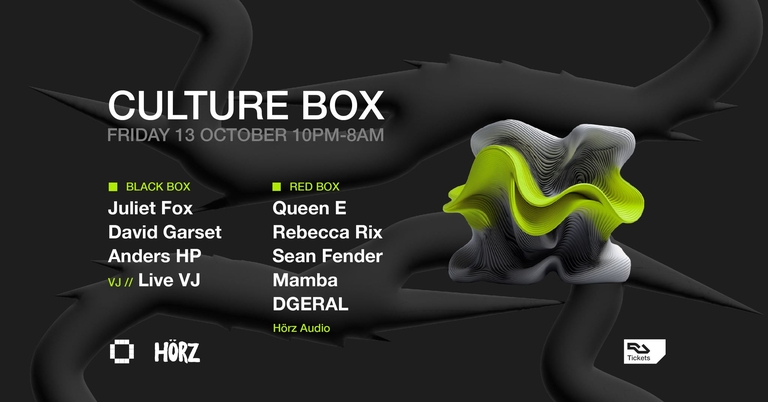 Juliet Fox / David Garset / Anders HP / Hörz Audio: Queen E / Rebecca Rix / Sean Fender / Mamba / DG