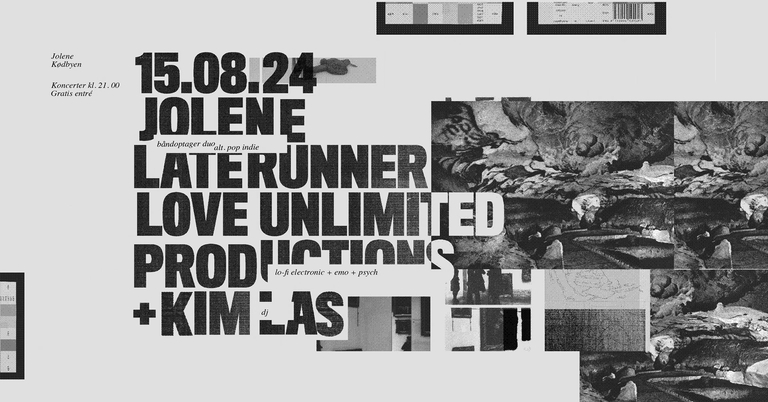 Laterunner, Love Unlimited Productions + DJ Kim Las