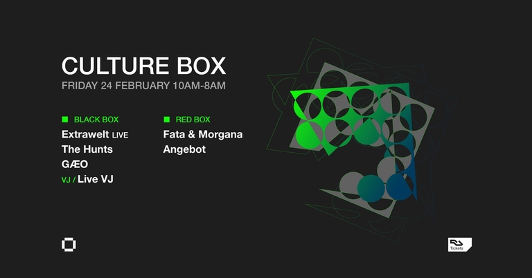 Extrawelt LIVE / The Hunts / GÆO / Fata & Morgana / Angebot