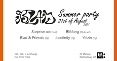 BLAD Summer Party 2021 at Menue