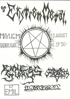 Marterpæl / Sadokrista / Endless Glory - 10.08 - Mayhem