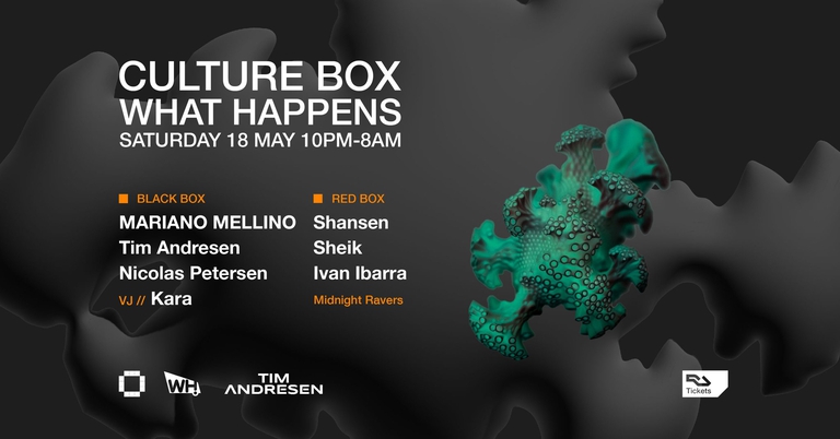 What Happens: Mariano Mellino / Tim Andresen / Nicolas Petersen / Midnight Ravers: Shansen / Sheik /