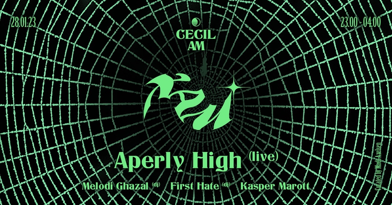XAM x Cecil AM : Aperly High (live) + First Hate (DJ), Melodi Ghazal (DJ) & Kasper Marott