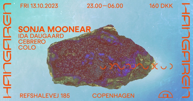 Hangaren. Sonja Moonear (CH), Ida Daugaard, Colo, Cebrero