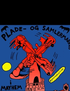 Plade- og samlermarked i Mayhem sommeredition.