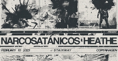 Heathe + Narcosatánicos + Sortlegeme at ALICE på Stairway
