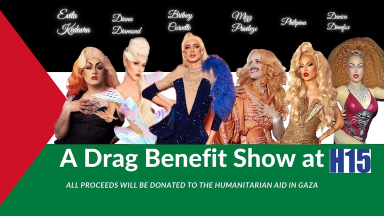 A drag benefit show at H15