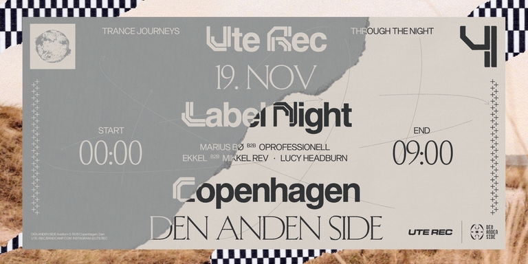 Ute.Rec Label Night @ Den Anden Side