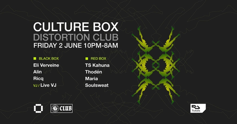 Distortion Club: Eli Verveine / Alin / Ricq / TS Kahuna / Thodén / Maria / Soulsweat