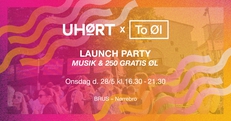 ∞ UHØRT + TO ØL - launchparty med øl og koncerter ∞