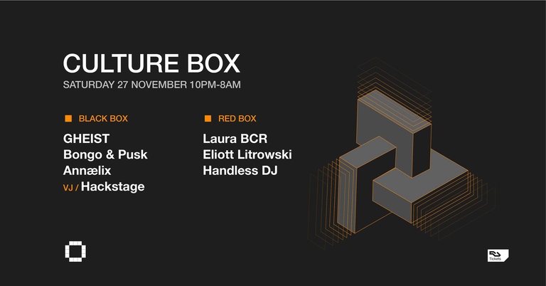 GHEIST / Bongo & Pusk / Annælix / Laura BCR / Eliott Litrowski / Handless DJ